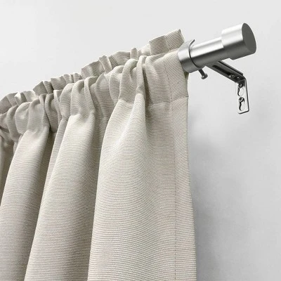 Decorative Drapery Curtain Rod With End Cap Finials - Lumi Home Furnishings 3 Decorative Drapery Curtain Rod With End Cap Finials - Lumi Home Furnishings