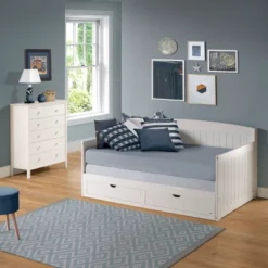 King Harmony Daybed With Conversion White - Alaterre Furniture 22 King Harmony Daybed With Conversion White - Alaterre Furniture -Safavieh Shop GUEST f1d3b3e6 fd5a 4935 a7d7 bf422a61a419
