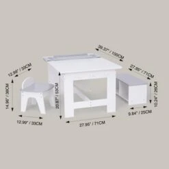 Fantasy Fields - Little Artist Monet Play Art Table Kids Furniture - White/Gray 15 Fantasy Fields - Little Artist Monet Play Art Table Kids Furniture - White/Gray -Safavieh Shop GUEST f243e9b6 c00c 470b 815a fbb1a04c020c