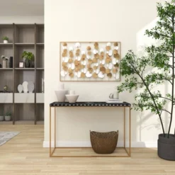 Modern Ornamental Wall Decor Gold - Olivia & May -Safavieh Shop GUEST f2b11f91 93d7 4023 b870 69ce6d031630