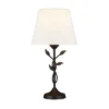 21" Metal Floral Table Lamp (Includes LED Light Bulb) - Cresswell Lighting