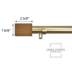 Linen Avenue Wood Rectangle Curtain Rod -Safavieh Shop GUEST f4dc93c3 5c78 4d22 bb32 e01c812a5128
