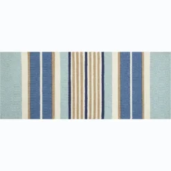 Waverly Wav27 WIH06 Millington Indoor Mat - Blue 1'8"X4'4"