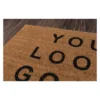 1'6"x2'6" 'You Look Good' Woven Door Mat Natural/Black - Novogratz By Momeni -Safavieh Shop GUEST f6bc60e4 01cd 42d4 be55 5763cfd17631