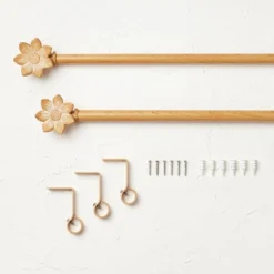 Flower Faux Wood Curtain Rod Natural Wood - Opalhouse™ Designed With Jungalow™ 8 Flower Faux Wood Curtain Rod Natural Wood - Opalhouse™ Designed With Jungalow™ -Safavieh Shop GUEST f708ce89 3ca5 424d 80e2 a01cb7dd58aa