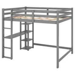 Full Size Loft Bed With Built-in Desk And Shelves - ModernLuxe -Safavieh Shop GUEST f75c9f25 98f5 4210 81cd 24bc5d433964