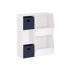 3pc Kids' Floor Cabinet With 2 Bins Set - RiverRidge Home -Safavieh Shop GUEST f7ac1494 5fd6 426b 8998 9cfe4392d8af