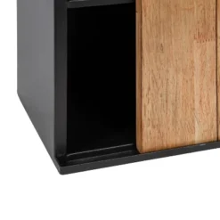 30" X 7.25" X 27.5" Samuels Decorative Wood And Metal Wall Cabinet Charcoal/Rustic Brown - Kate & Laurel All Things Decor -Safavieh Shop GUEST f91ca57d bf06 4a18 b72c 8ccaf393a0bc