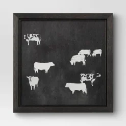 (Set Of 2) 12" X 12" Cow Collection II Framed Wall Canvases - Threshold™ -Safavieh Shop GUEST f9c788fd a5e4 455d a081 05abf297c1f2