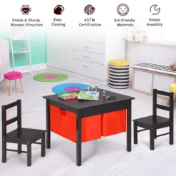 Costway 2-in-1 Kids Activity Table & 2 Chairs Set W/Storage Building Block Table 17 Costway 2-in-1 Kids Activity Table & 2 Chairs Set W/Storage Building Block Table -Safavieh Shop GUEST fb431611 b66c 4719 a883 64ddef49726c
