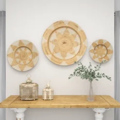 Set Of 3 Rattan Plate Woven Basket Wall Decors - Olivia & May -Safavieh Shop GUEST fe5d8dda b2c9 4cec 85c4 4bf02c861a8a