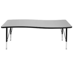 Flash Furniture 26"W X 60"L Rectangle Wave Flexible Collaborative Thermal Laminate Activity Table - Height Adjustable Short Legs -Safavieh Shop GUEST fef52959 f55f 4062 8aa4 da874a733d0f