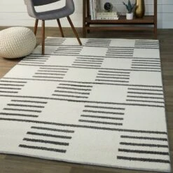 Booth Geometric Striped Kids' Rug - Balta Rugs