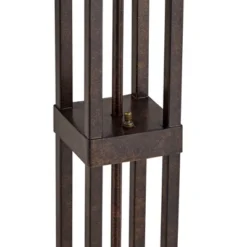 Robert Louis Tiffany Mission Rustic Floor Lamp 60 1/2" Tall Oiled Bronze With Nightlight Geometric Stained Art Glass Shade For Living Room Bedroom 13 Robert Louis Tiffany Mission Rustic Floor Lamp 60 1/2" Tall Oiled Bronze With Nightlight Geometric Stained Art Glass Shade For Living Room Bedroom -Safavieh Shop GUEST ff34c08d 09e0 4756 8797 f9e31643e271