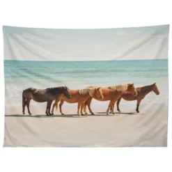 Kevin Russ Summer Beach Horses Tapestry - Society6 -Safavieh Shop GUEST ff7e3c81 e1f8 4a71 a317 b01af11fa4d7